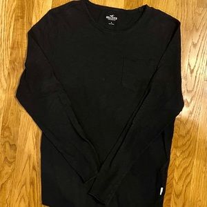 Hollister black long sleeved t-shirt